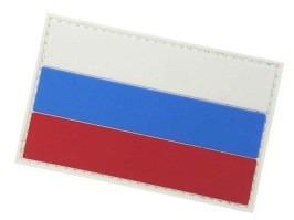 Écusson 3D du drapeau russe en PVC avec velcro [101 INC]