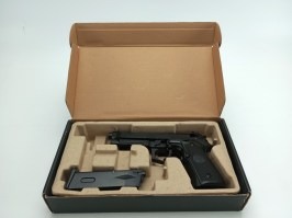 Airsoftová pistole M9 A1 Gen 2 , černá, celokov, blowback - POUZE DÁVKA [WE]