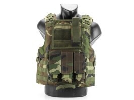 Taktická maskáčová vesta AAV FSBE  - Woodland [A.C.M.]