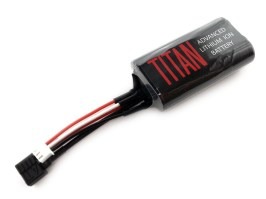 Batterie Li-Ion 7,4V 3000mAh 16C - Mini bloc avec le doyen [TITAN]