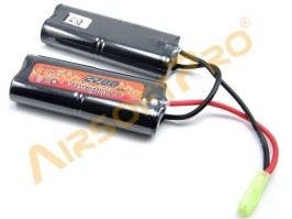 Batterie NiMH 9,6V 2200mAh - PEQ2. M4A [VB Power]