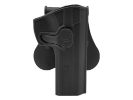Tactical polymer holster for CZ SP-01 - black [Amomax]