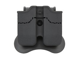 Tactical double magazine pouch for 1911 - black [Amomax]