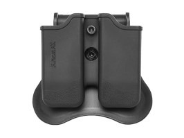 Tactical double magazine pouch for M9/P226/CZ P09 - black [Amomax]
