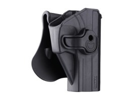 Tactical polymer holster for G&G GTP-9, USP - black [Amomax]