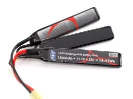 Batterie Li-Po 11,1V 1300mAh 25C/35C - CQB [ASG]