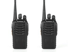 Lot de 2 radios monobandes BF-888S UHF 400-470MHz [Baofeng]