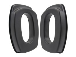 Coussinets d'écouteurs en gel avec une découpe pour les lunettes de tir [EARMOR]