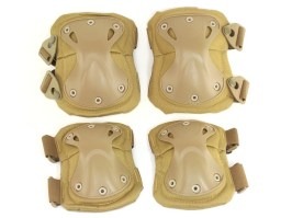 Tactical elbow and knee pad set - Coyote Brown [EmersonGear]