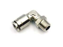 HPA 6 mm hose coupling - 90° - male 1/8NPT thread [EPeS]