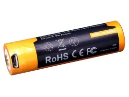 Batterie USB rechargeable 18650 2600 mAh (Li-ion) [Fenix]