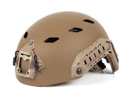 FAST SF helmet with carbon fiber shell - TAN [FMA]