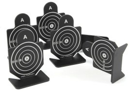 Tin practice target 4 x 6 cm, type B, pack of 6 pieces [FMA]