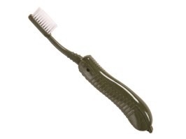 Skládací kartáček na zuby - zelený [Fosco]