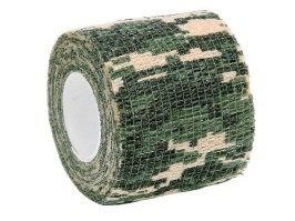 Bande de bandage extensible 4,5 m x 5 cm - Marpat (Digital Woodland) [Fosco]