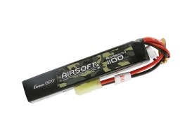 Batterie Li-Po 11,1V 1100mAh 25C 103x19x17mm - Mini Tamiya [Gens ace]