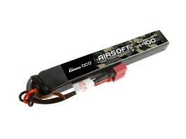 Batterie Li-Po 7,4V 1400mAh 25C 118x16x15mm - DeanT [Gens ace]