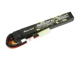 Batterie Li-Po 7,4V 1500mAh 25C 115x15x16mm - Mini Tamiya [Gens ace]