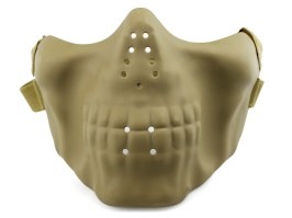 Polyurethane face mask, skull - TAN [Imperator Tactical]