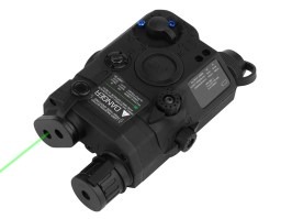 AN/PEQ-15-A LED svítilna a zelený / IR laser (RIS) - černá [Imperator Tactical]
