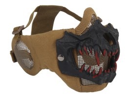 Masque Glory tactique avec crocs 3D (protection des oreilles) - TAN
 [Imperator Tactical]
