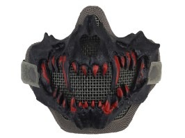 Taktická maska obličeje Glory s 3D tesáky (standard) - Wolf Grey [Imperator Tactical]
