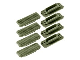 Cache-rails M-LOK en nylon de type 1 (8 pièces) - OD [JJ Airsoft]