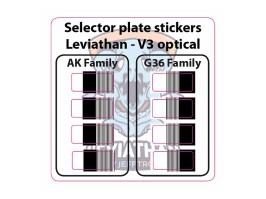 Autocollants de plaque de sélection pour Leviathan - V3 optique [JeffTron]