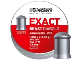 Diabolos EXACT Beast 4,52mm (cal .177) / 1,050g - 250pcs [JSB Match Diabolo]