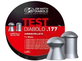 Diabolos EXACT TEST 4,50mm (cal .177) - 7x50pcs [JSB Match Diabolo]