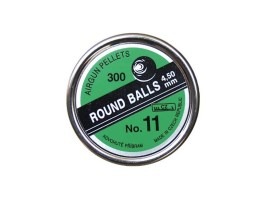 Round balls pellets no.11 4,5mm (cal .177) - 300pcs [Kovohute CZ]