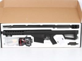 Airsoft sniper puška M82 (LT-20) + puškohled 3-9x40, černá -VRÁCENÁ [Lancer Tactical]