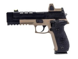 Airsoftová pistole VP26X s kolimátorem, GBB - černo-TAN [Vorsk]