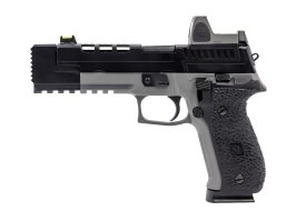 Airsoftová pistole VP26X s kolimátorem, GBB - šedo-černá [Vorsk]