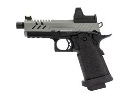 Pistolet Airsoft GBB Hi-Capa 3.8 PRO Red Dot, glissière grise [Vorsk]