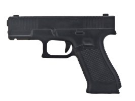 PVC 3D nášivka ve tvaru pistole typu G - černá [Imperator Tactical]