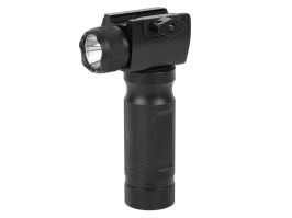 CNC metal vertical grip with ultra flashlight and red laser [Shooter]