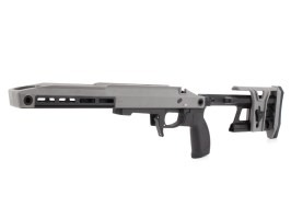 TAC-41 A, Aluminium Chassis with foldable stock - Wolf Grey [Silverback]