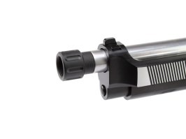Adapter na tlumič pro pistole z +11 na -14mm závit (SL00116E) - černá krytka [SLONG Airsoft]