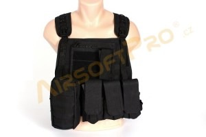 Plate carrier harness vest - black [A.C.M.]