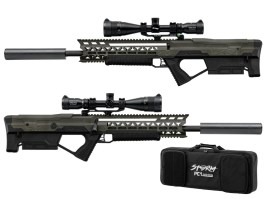 Sniper airsoft PC1 R-Shot System, Standard, Deluxe avec lunette et étui - Olive Drab [STORM Airsoft]