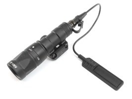 Lampe de poche tactique M300V LED avec support pour arme RIS - noir [Target One]