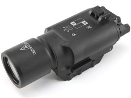 Lampe de poche tactique X300 LED avec le support de pistolet RIS - noir [Target One]