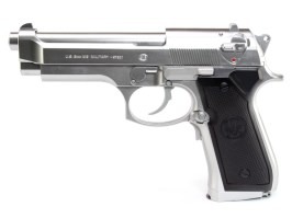 Pistolet électrique airsoft M92F Military silver, blowback (EBB) [Tokyo Marui]