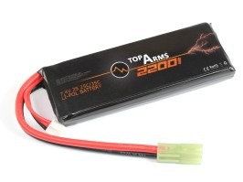 Batterie Li-Po 7,4V 2200mAh 25C/35C - Mini bloc [TopArms]
