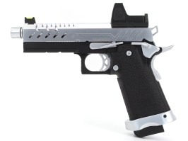 Pistolet Airsoft GBB Hi-Capa 4.3 Red Dot, Silver [Vorsk]
