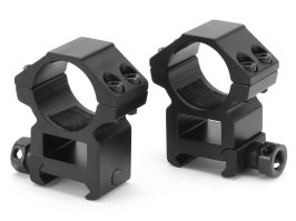 25,4 mm montážní kroužky pro RIS lišty - vysoké [Vector Optics]