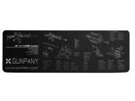 Gunpany AR15 gun cleaning bench mat (91 x 30 cm) [Vector Optics]