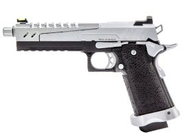 Pistolet Airsoft GBB Hi-Capa 5.1S - Glissière argentée [Vorsk]