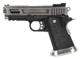 Airsoft pistol HI-CAPA 3.8 Velociraptor - full metal, blowback - silver [WE]